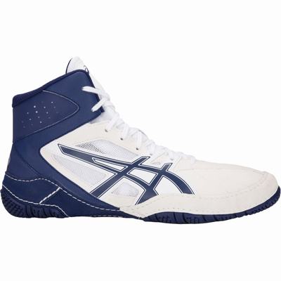 Asics Matcontrol - Miesten Painikengät - Valkoinen/Indigo Sininen